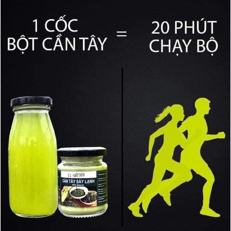 500gr bột cần tây sấy lạnh nhà làm