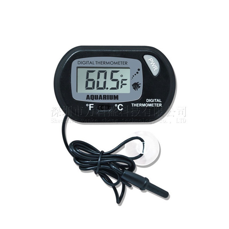 Đồng hồ đo nhiệt độ bể cá màn hình lcd có giắc hút