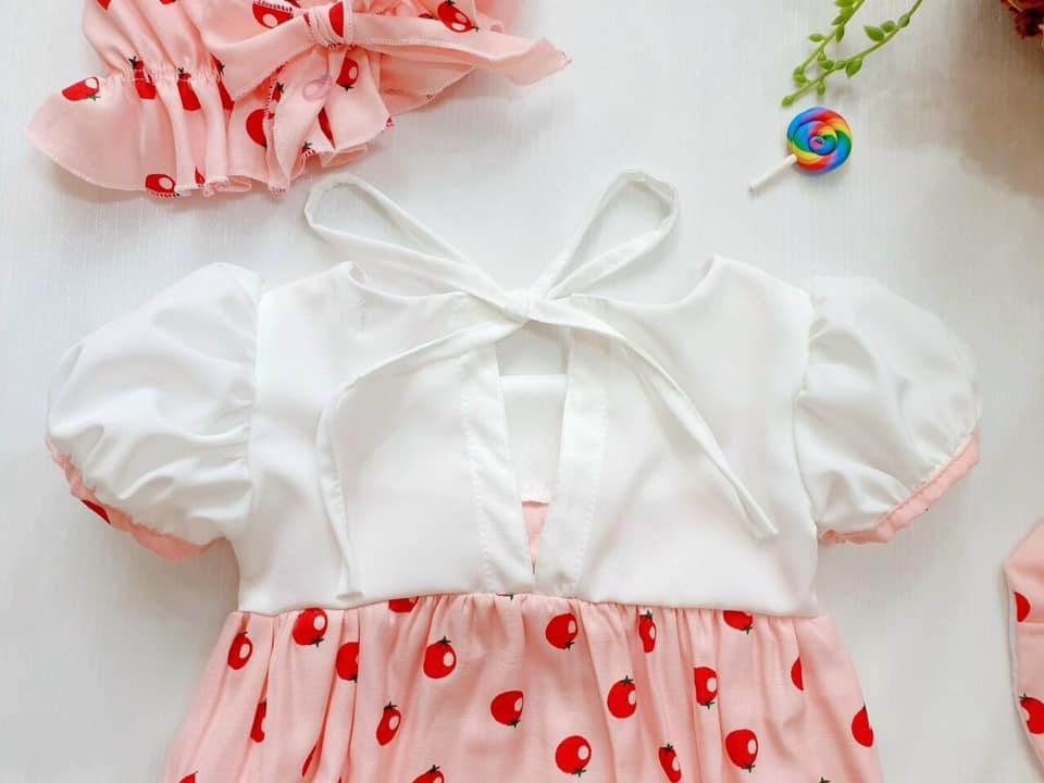 [ CÓ QUÀ TẶNG 🎁] Body áo liền quần cho bé đầy tháng, thôi nôi