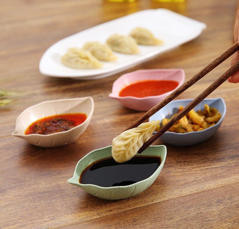 Chén đựng gia vị chiếc lá - Chén nước chấm hình chiếc lá