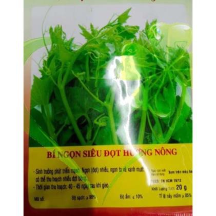 Hạt bí ngọn siêu đọt- gói 20 gram