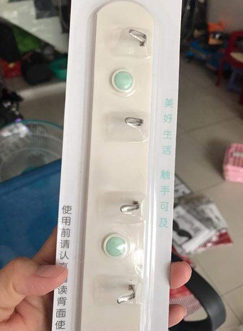 [HCM]Móc Treo Đồ 6 Chấu dán tường