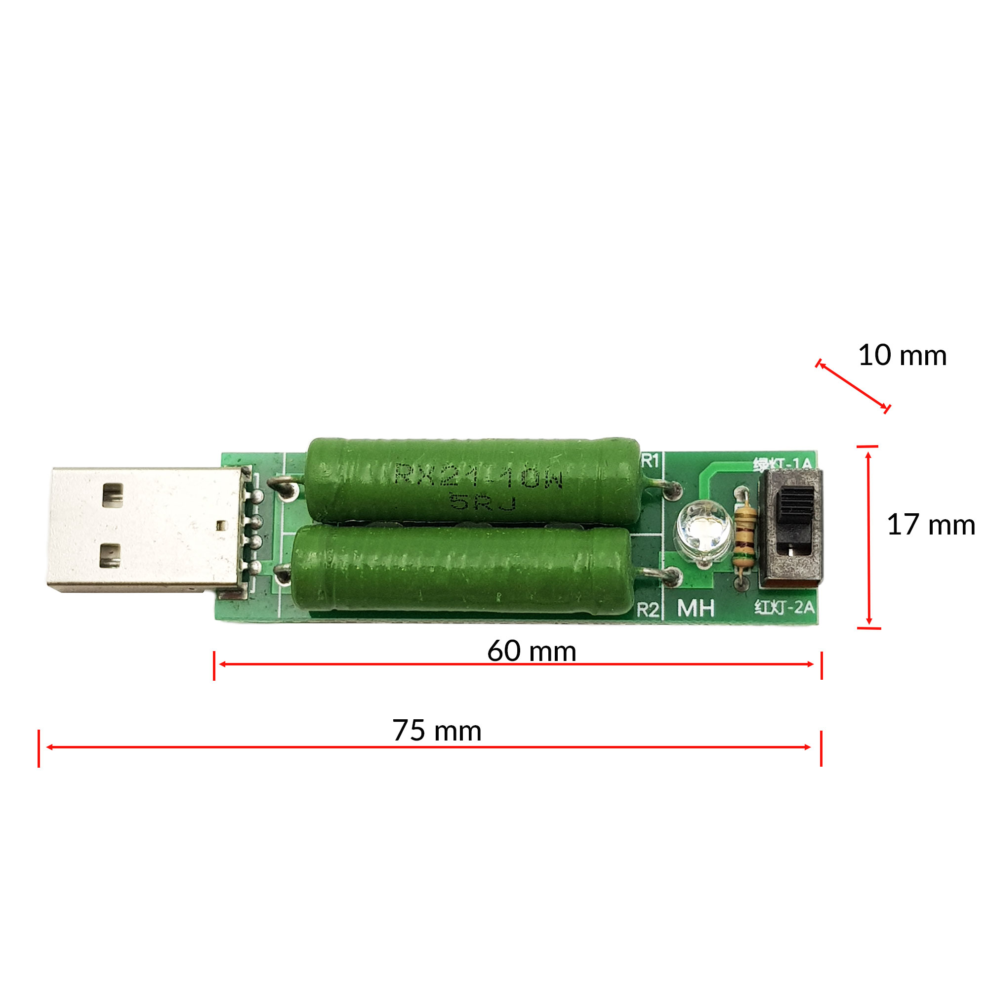 Mạch test dòng tối đa cổng USB