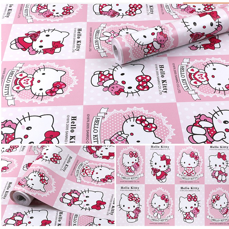 Giấy dán tường bộ sưu tập kitty (khổ rộng 0.45m)