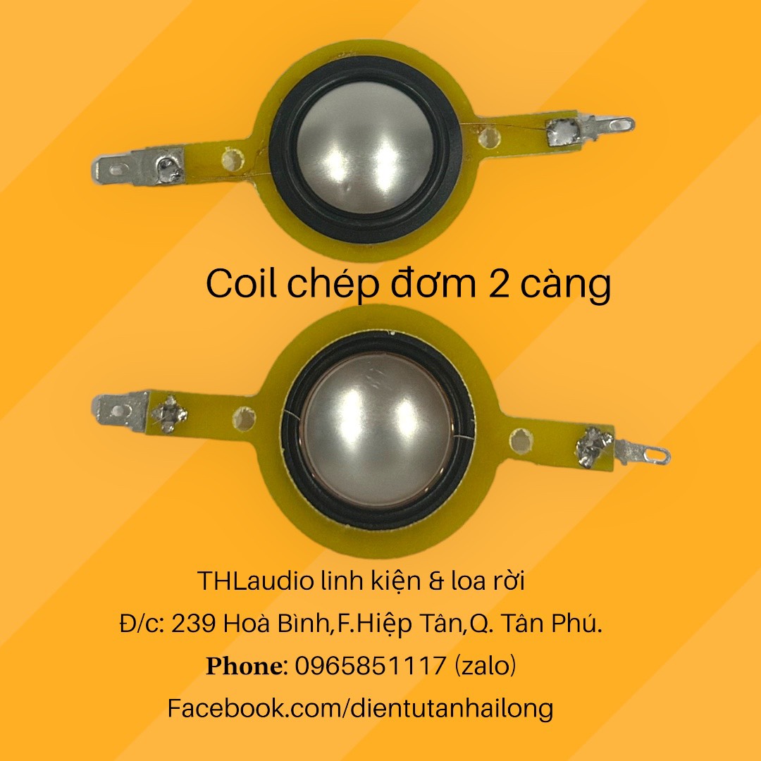 Coil Treble ( chép ) 25,5 có càng & dĩa