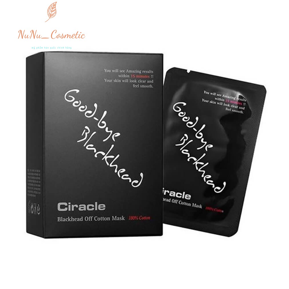 Miếng Lột mụn đầu đen Goodbye Blackhead Ciracle