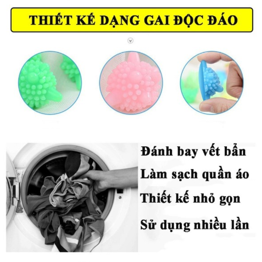 COMBO 10 BÓNG GIẶT MINI SINH HỌC SIÊU SẠCH