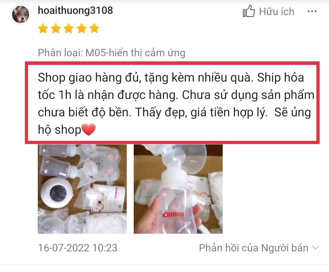 [Phiên Bản M05 Mới nhất] Máy Hút Sữa Điện Đôi ICHIKO Nhật Bản(masssage;Kích sữa;Vắt Kiệt)