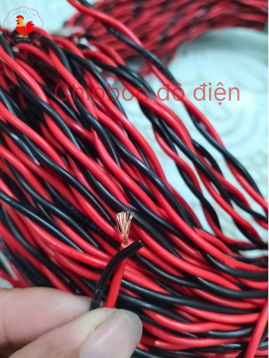 Dây điện đồng đỏ đen bán theo mét