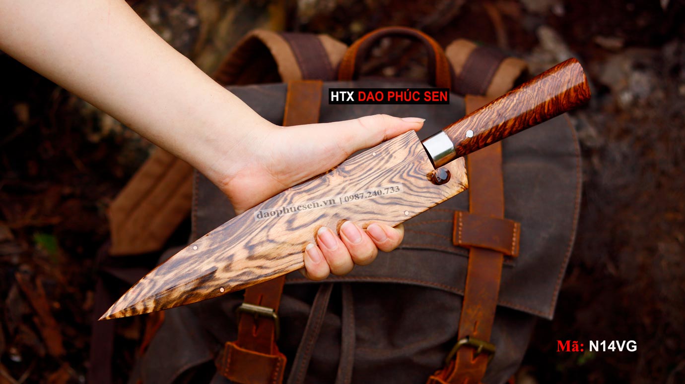 Fish and Meat Filleting Knife with Wooden Handle N14Vg