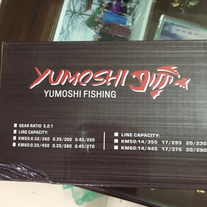 {} Máy Câu Cá Yumoshi KM60 máy cực khỏe  (cam kết đổi trả trong 2 tuần đầu)