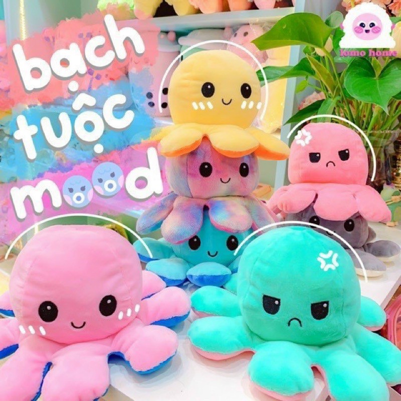 BẠCH TUỘC CẢM XÚC 2 MẶT Sz 20cm SIÊU CUTE