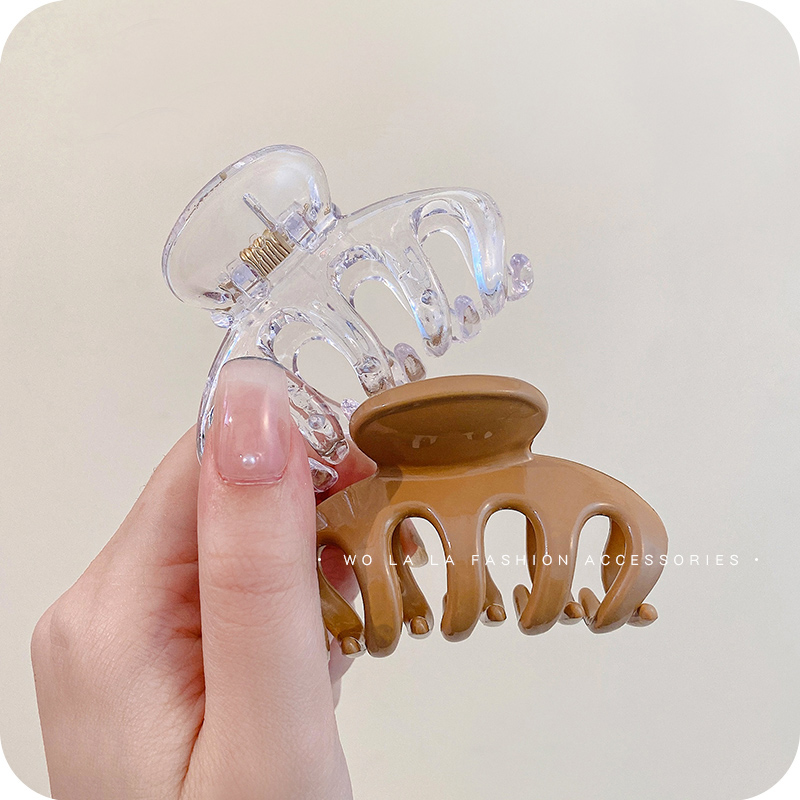 LINDREAM Kẹp tóc càng cua cỡ lớn thiết kế phong cách Hàn Quốc