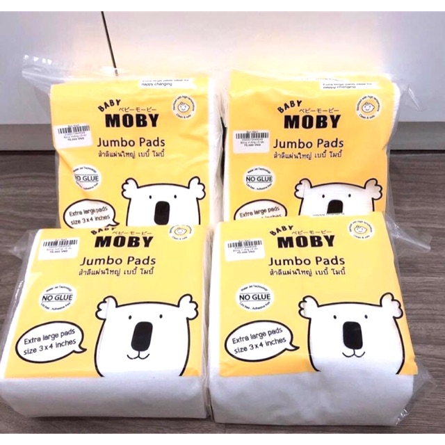 Bông miếng cho trẻ Moby cỡ lớn 150gr
