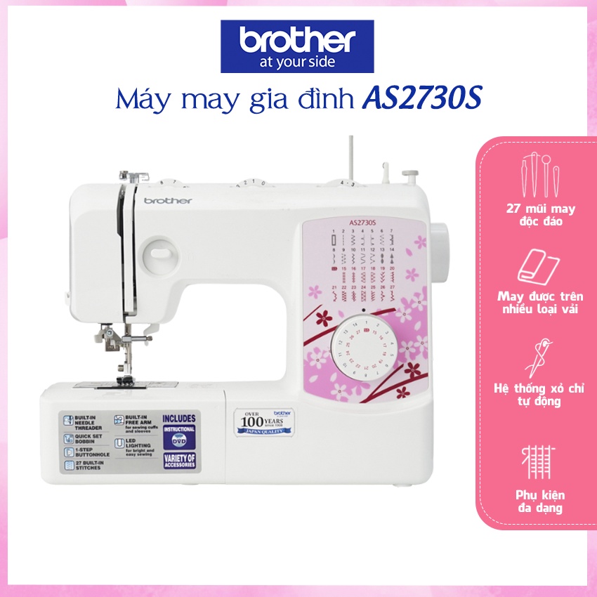 Máy May Gia Đình Brother AS2730S (TẶNG TÚI BROTHER)