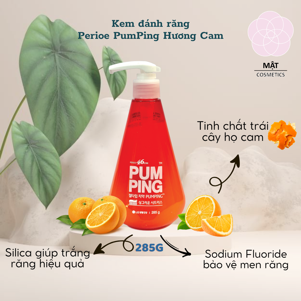 Kem Đánh Răng Perioe PumPing Hàn Quốc 285g