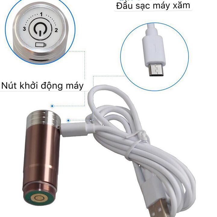 MÁY PHUN XĂM MÀY MÔI MÍ D28 KIM LÒ XO CAO CẤP