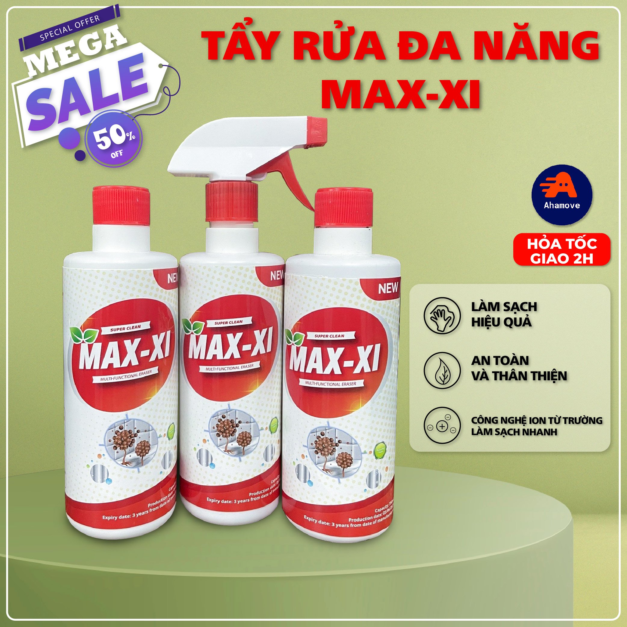 Xịt tẩy rửa đa năng max-xi xịt đến đâu sạch đến đó, tẩy rửa nhà bếp đa năng max- xi sử dụng cho mọi không gian, chất tẩy rửa đa năng làm sạch xoong nồi