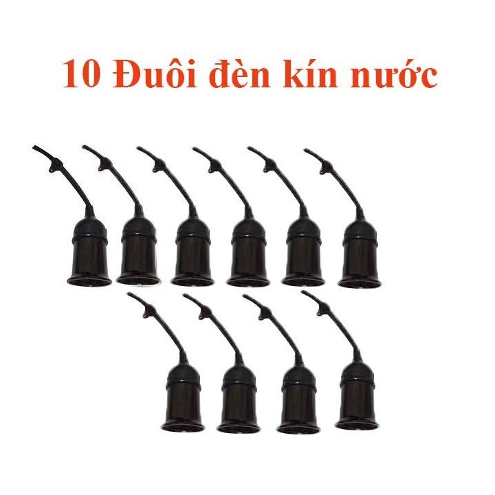 Bộ 10 đui đèn e27 kín nước
