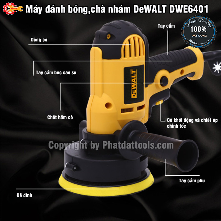 Máy đánh bóng oto,xe máy DWE6401