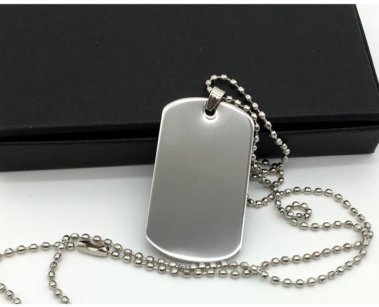 Bảng tên Dogtag - Inox (Tặng kèm chuông)