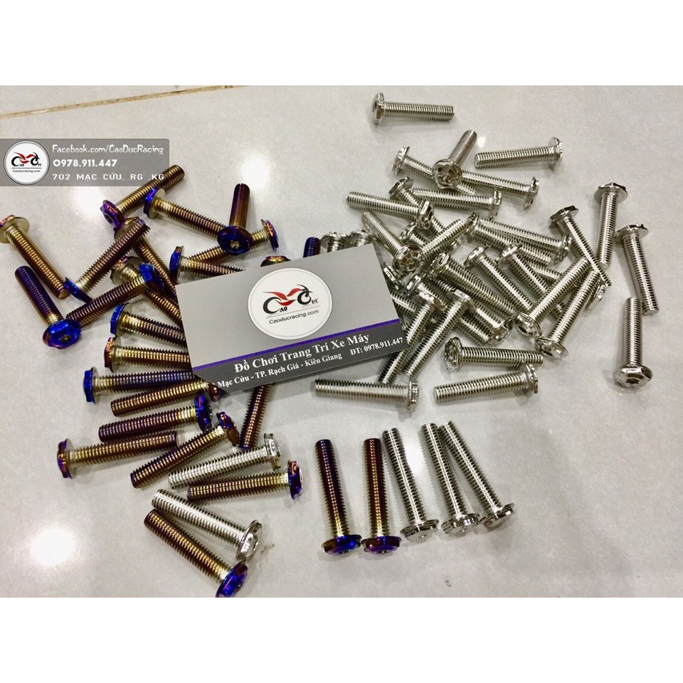 ốc salaya 8x30 bắt gác chân pass pô