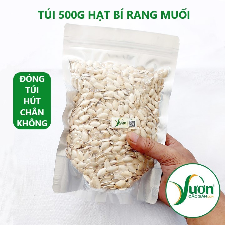 Hạt bí rang muối hột bí sạch rang sẵn loại đặc biệt hạt mẩy giòn thơm - Đặc sản thuần Việt