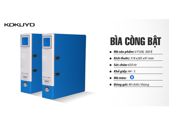File còng Kokuyo 280B A4 5cm