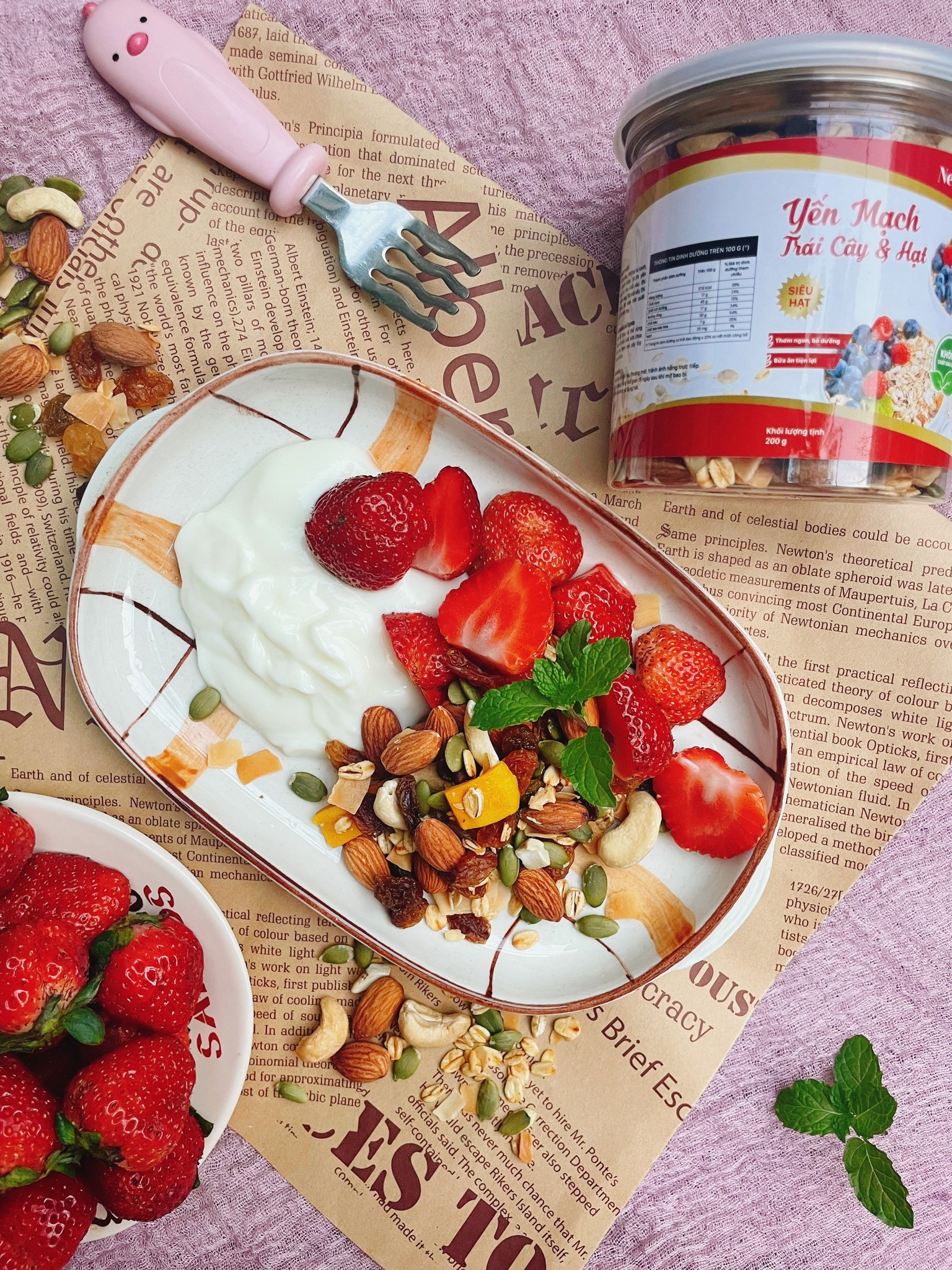 SNACK YẾN MẠCH TRÁI CÂY SIÊU HẠT NEWJOY 200GR - 50005