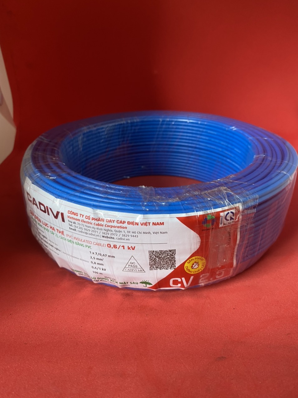 Dây điện đơn Cadivi 2.5