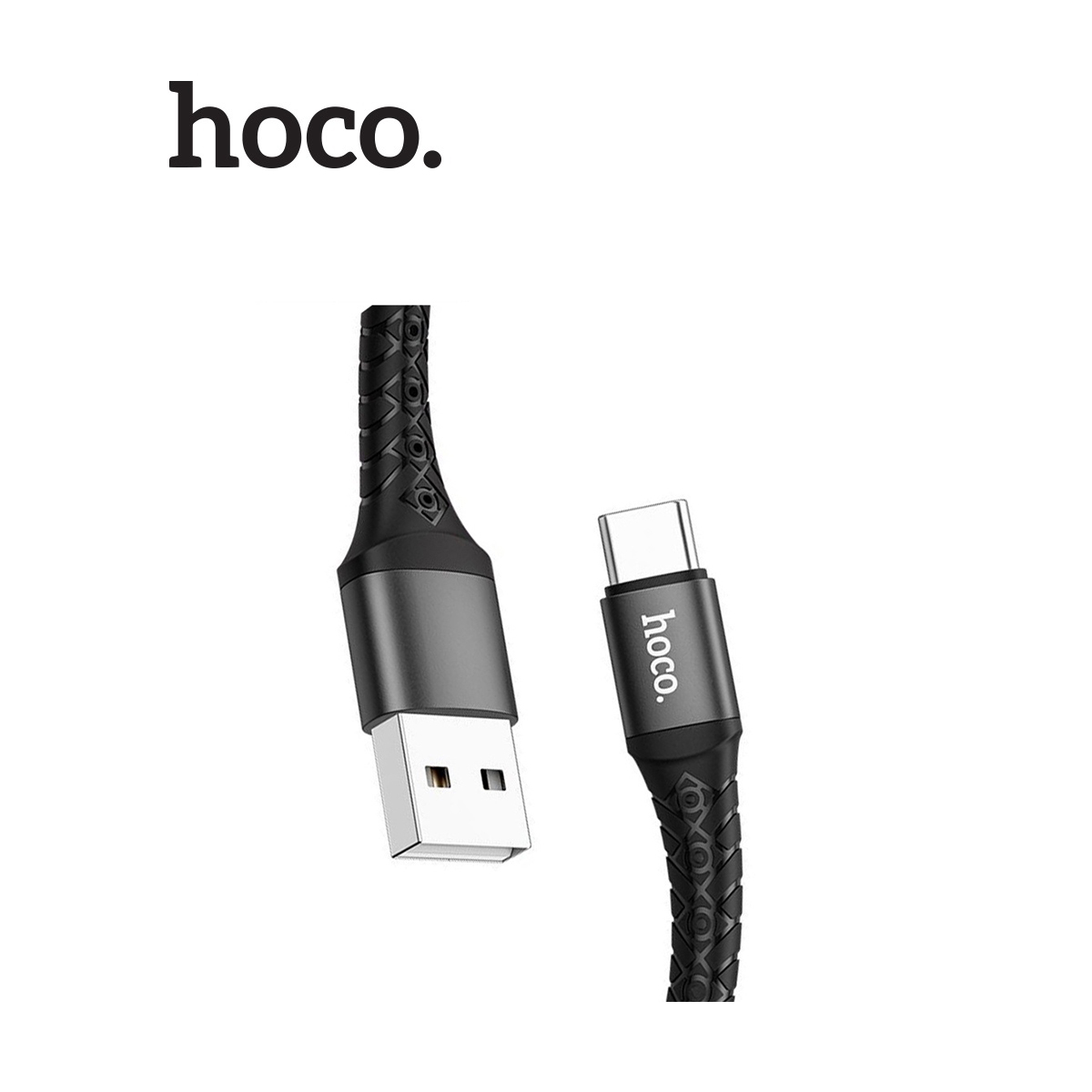 Cáp sạc Hoco DU19 sạc nhanh 3A dây dù siêu bền cho Android