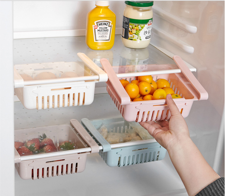 [HCM][ HÀNG TỐT ] RỔ KHAY NHỰA ĐỰNG ĐỒ THỨ ĂN TRONG TỦ LẠNH THÔNG MINH CÓ THỂ KÉO RA VÔ DỄ DÀNG - RỔ ĐỰNG THỰC PHẨM TRONG LẠNH NHIỀU MÀU SẮC HÀNG LOẠI TỐT