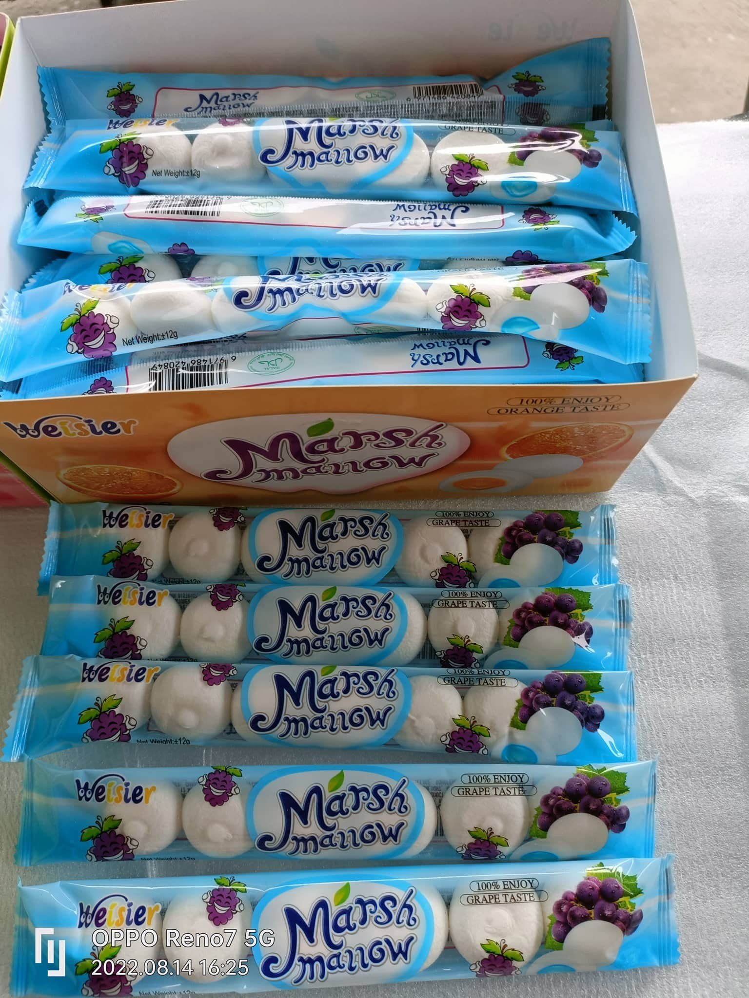 Combo 10 gói kẹo bông sữa nhân mứt trái cây/ kẹo bông mashmalow / kẹo bông gòn / Kẹo bông bánh bao