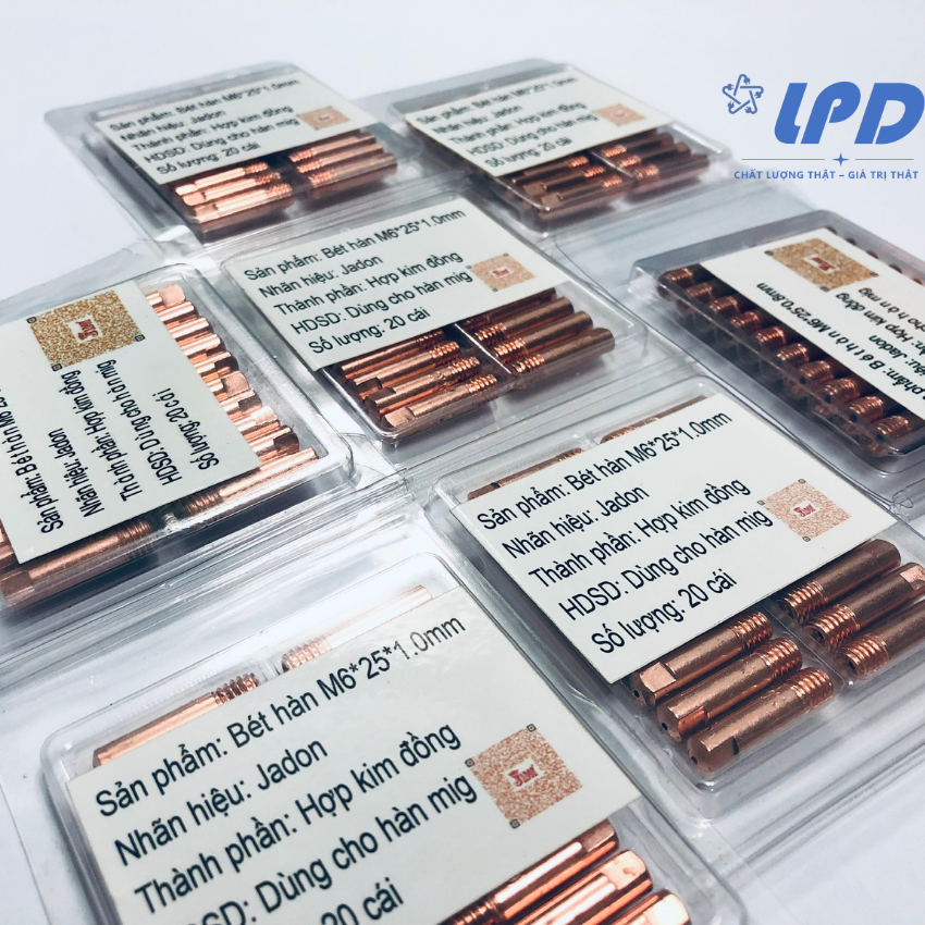 Bộ 20 bép hàn 0.8ly và 1.0ly của máy hàn MIG mini