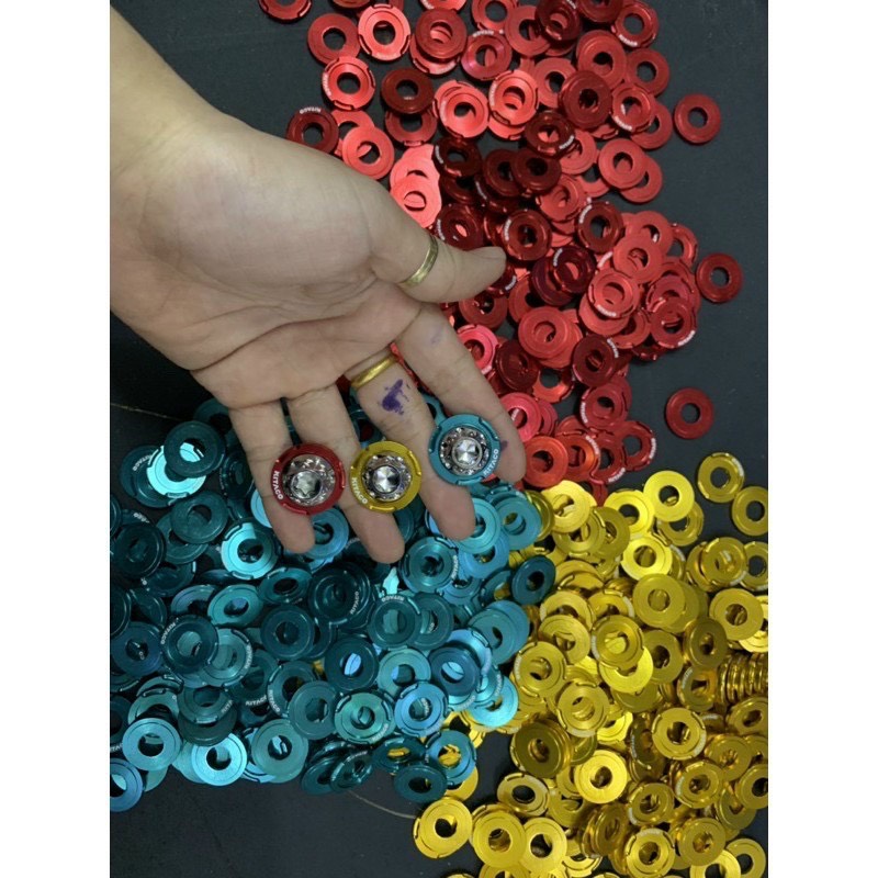 Lông đền nhôm Kitaco 6ly 8ly 10ly 12ly 14ly gắn thông dụng các loại ốc cùng kích thước