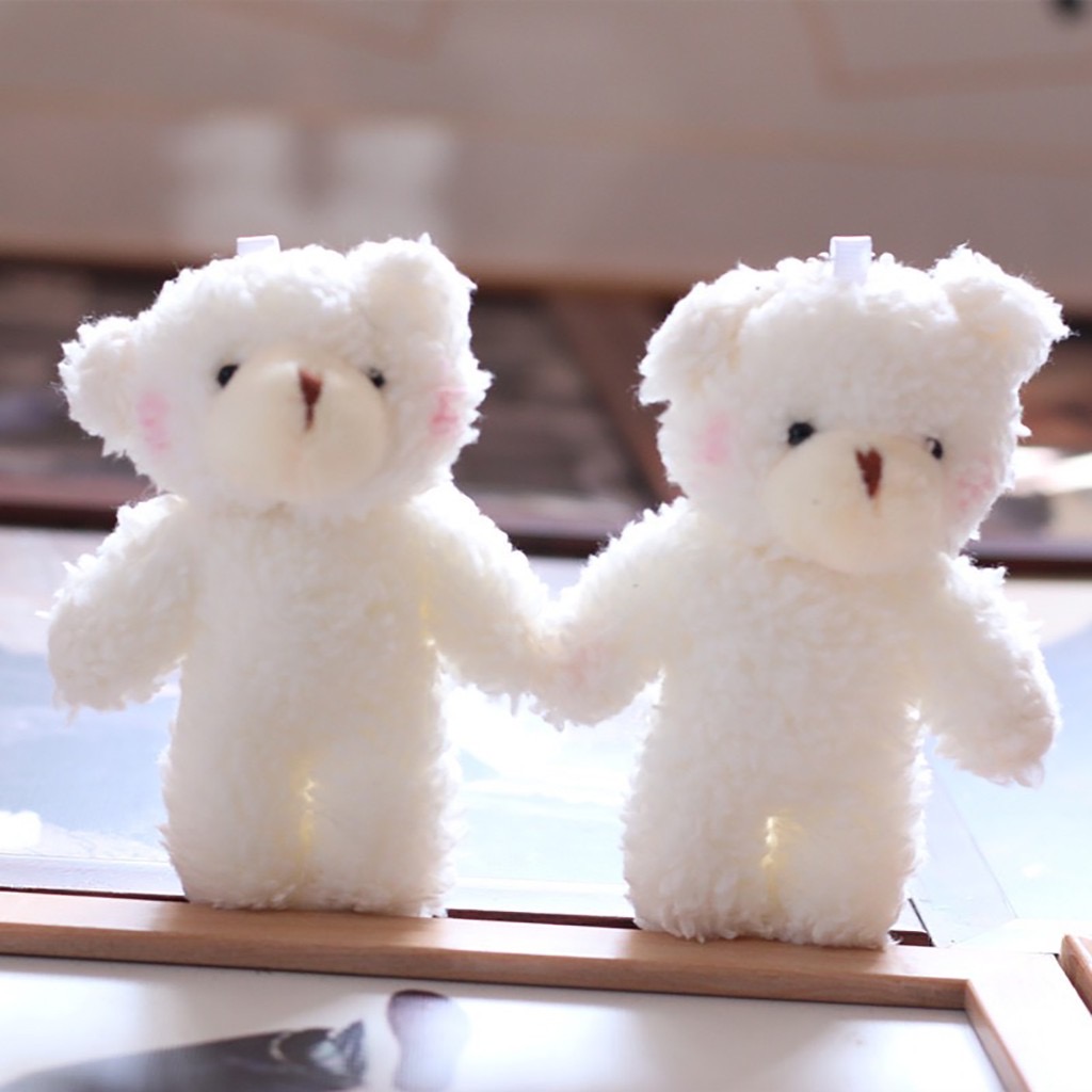 Móc Khóa Trang Trí Gấu Bông Siêu Dễ Thương
