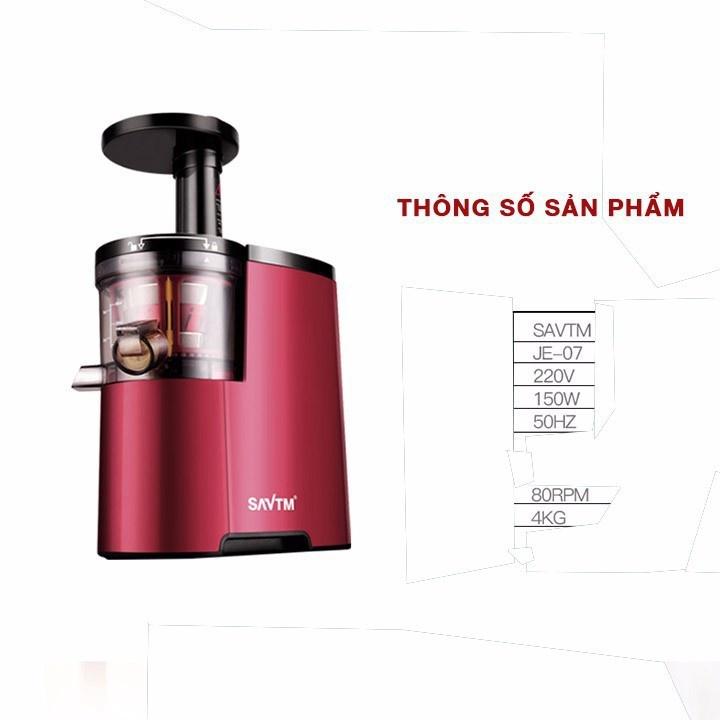 [HCM]Máy ép trái cây hoa quả tốc độ chậm SAVTM