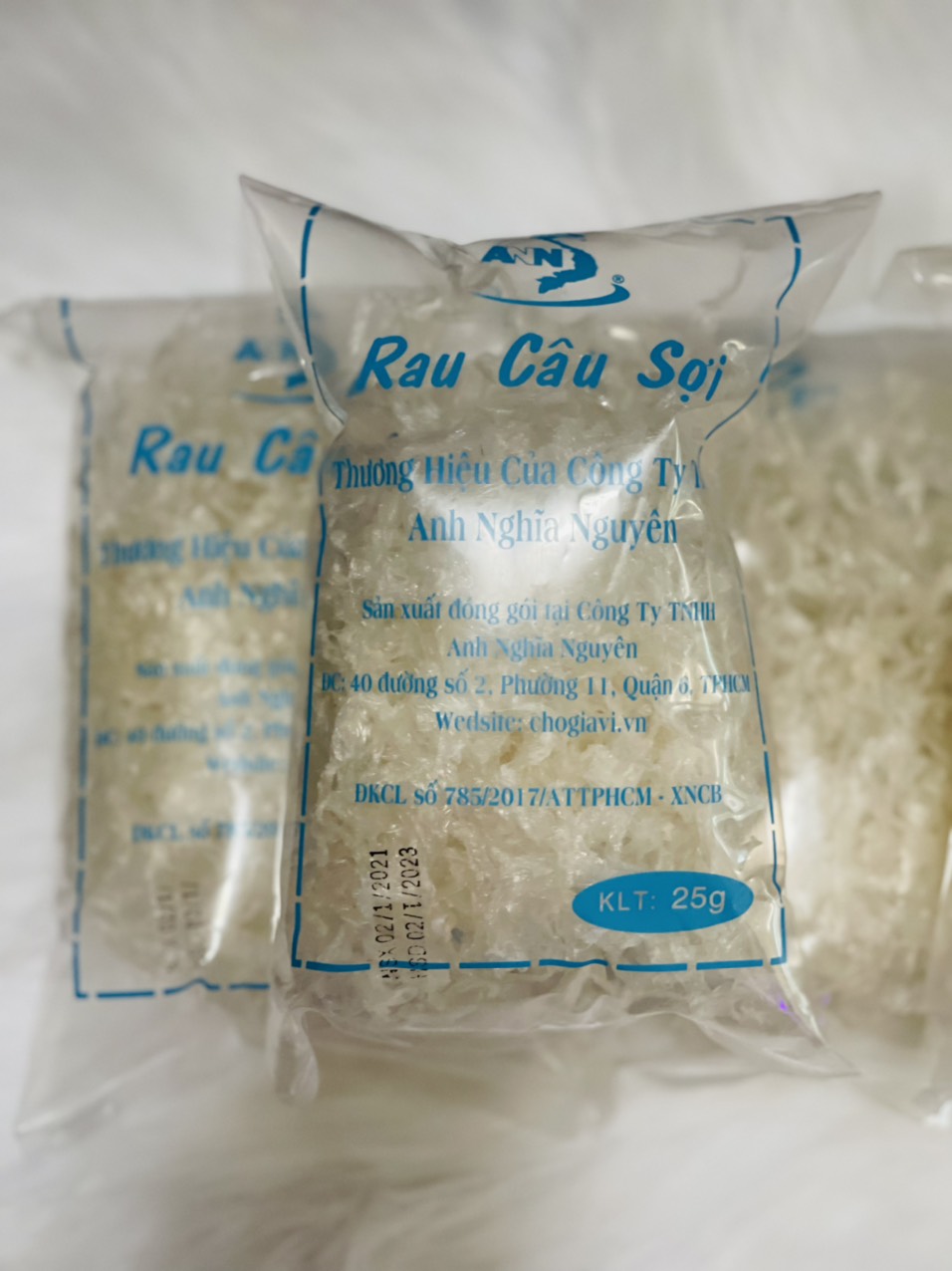 Rau câu sợi ngắn thương hiệu ANN 1 gói 25 Gram - Đảm bảo chất lượng