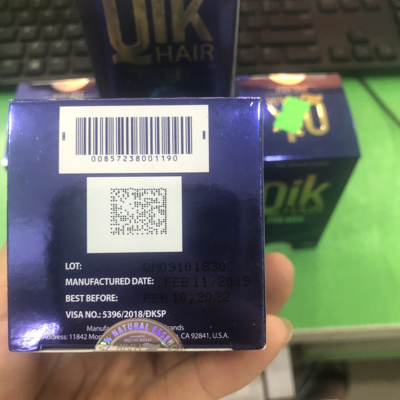 Qik Hair For Men ( MUA 3 TẶNG 1h 15v)