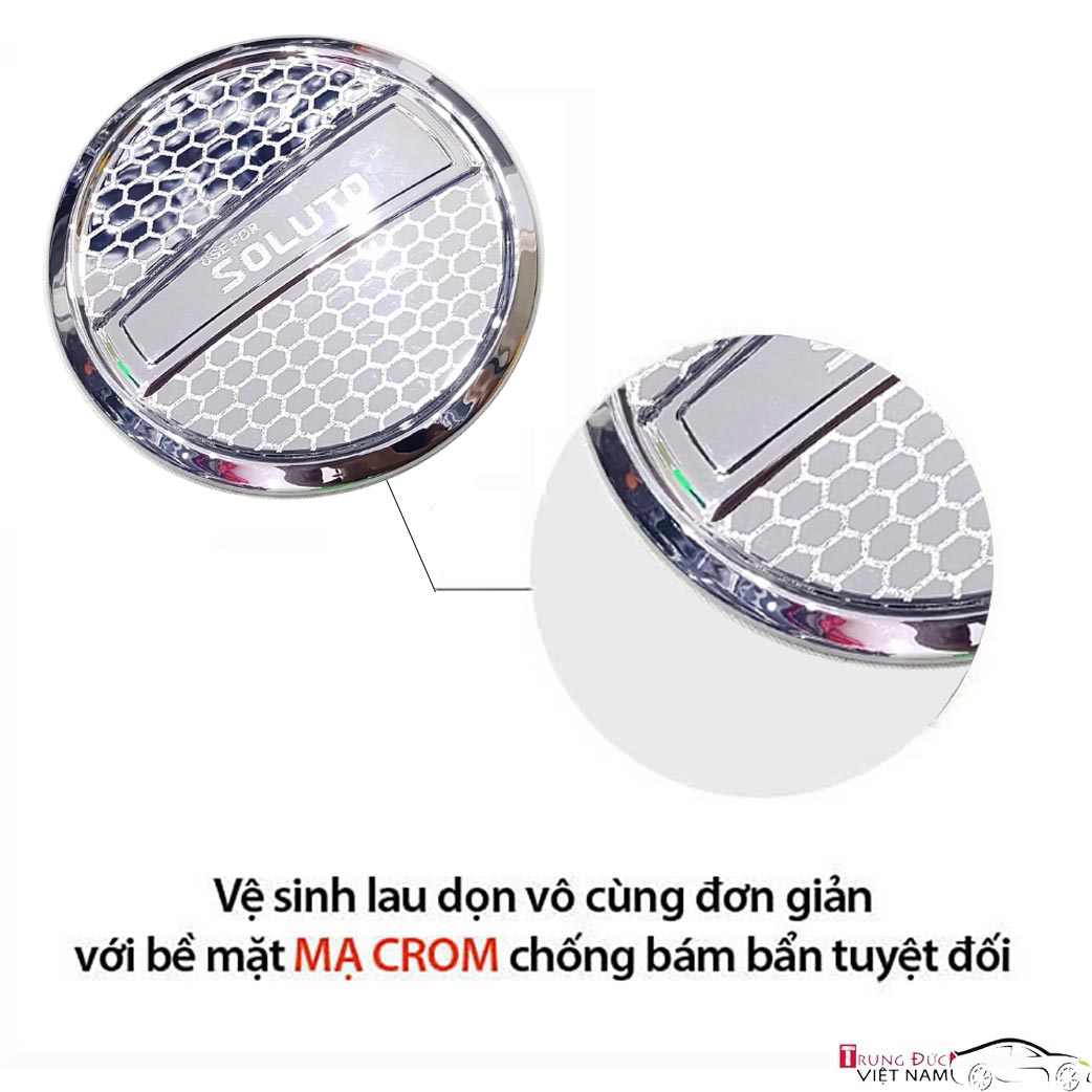 Ốp nắp bình xăng Ôtô cho xe KIA SOLUTO