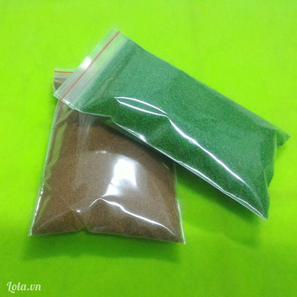 [HCM]Túi bột cỏ - cỏ sợi - bột đất túi lớn làm mô hình hanmade