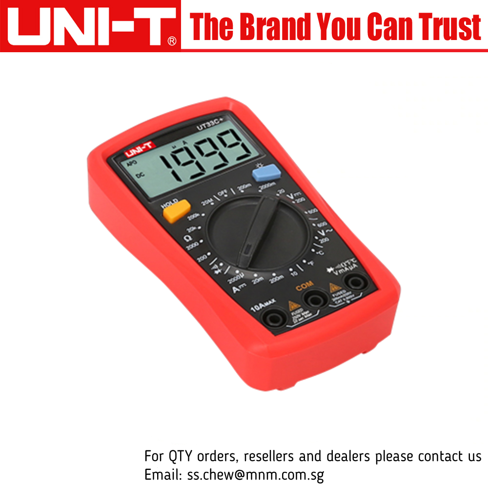 [HCM]UNI-T UT33B+ UT33C+ UT33D+ UT33A+ Palm Size Multimeter
