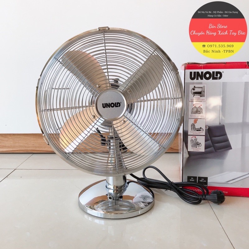 [HÀNG ĐỨC] Quạt để bàn Unold 86830