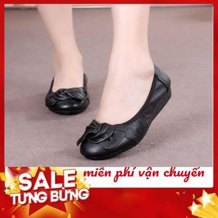 Giày búp bê tiểu thư nữ phối nơ điệu đà giá rẻ