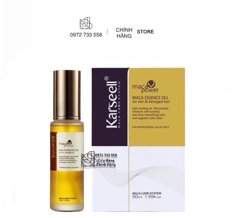 Dầu Dưỡng Tóc Karseell Maca Argan Oil 50ml