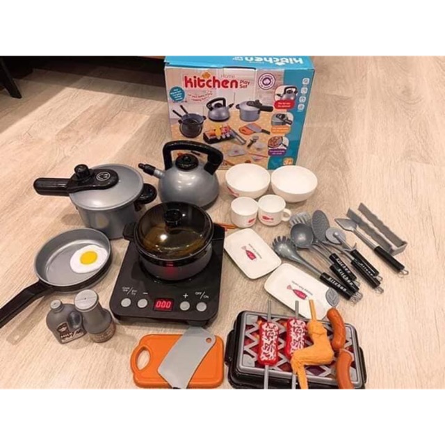 Bộ đồ chơi nấu ăn nhà bếp có 36 món cho bé