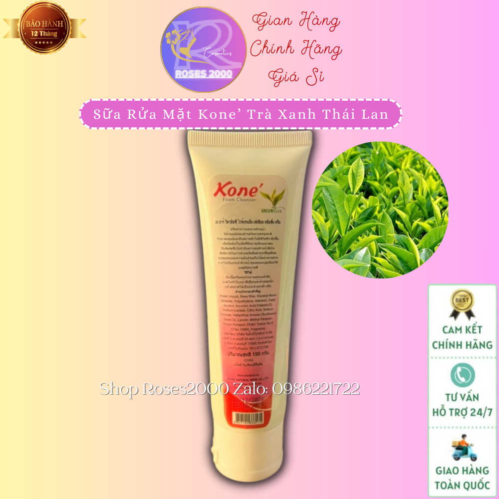 Sữa rửa mặt Kone' Thái Lan chuẩn