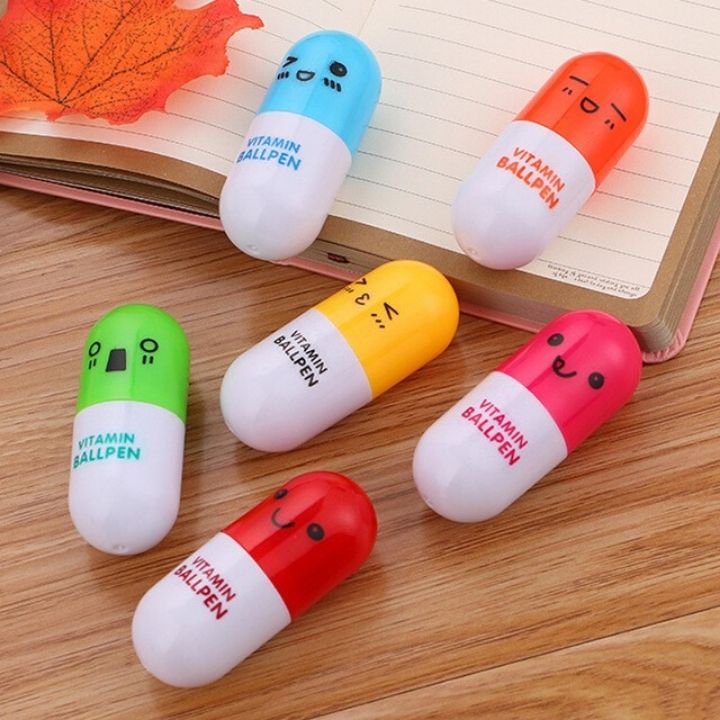 Combo 3 Bút Bi Bút Bi Vitamin Dễ Thương