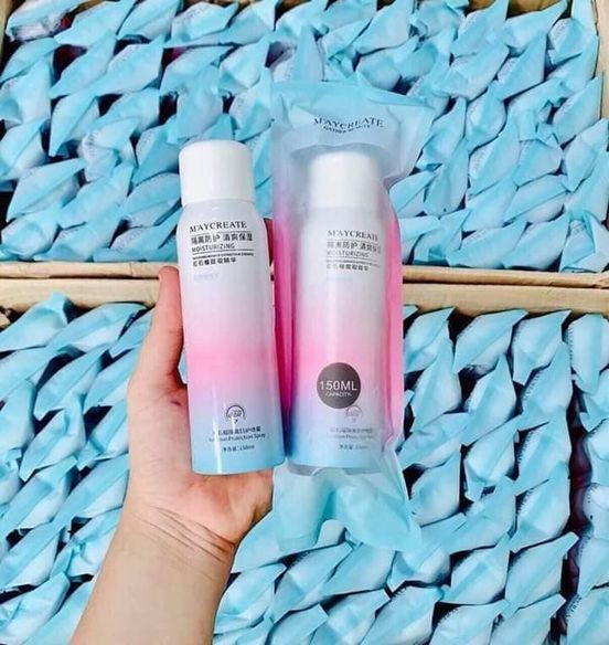 Xịt chống nắng maycreate Makup body