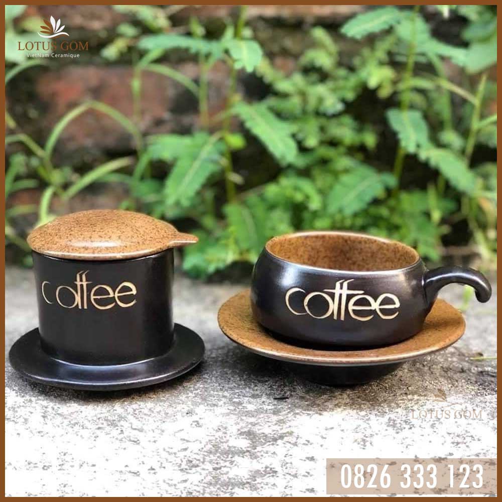 Mã SKAMNLT7 giảm 10K đơn 0Đ Phin Pha Cafe Men Gốm Thủ Công